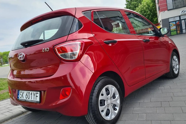 Hyundai i10 cena 24900 przebieg: 72080, rok produkcji 2014 z Katowice małe 301